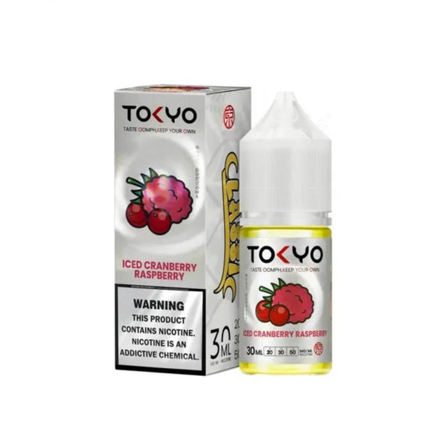 Tokyo SaltNic Iced Cranberry Raspberry توت