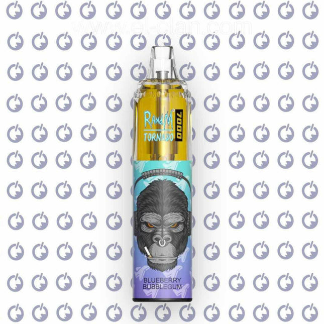 Tornado 7K Blueberry Bubblegum disposable توت لبان - RandM Dazzle -  الكلان فيب el-clan.