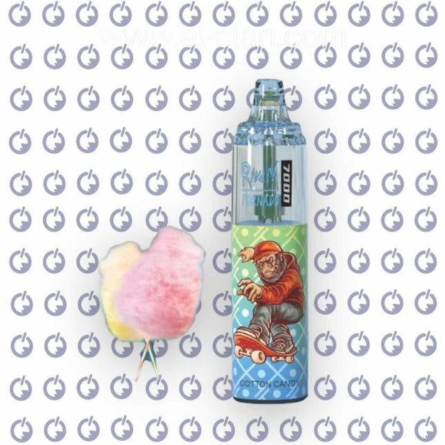 Randm Tornado Cotton Candy Tornado 7K Candy Cotton Disposable Cotton Balls  Tornado 7K Candy Cotton Disposable