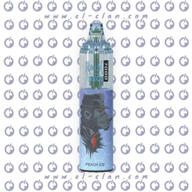 Tornado 7K Peach Ice disposable خوخ ساقع - RandM Dazzle -  الكلان فيب el-clan.