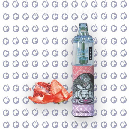 Tornado 7K Strawberry Ice disposable  فراوله ساقع - RandM Dazzle -  الكلان فيب el-clan.
