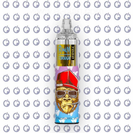Tornado 7K Strawberry Kiwi disposable فراوله كيوي - RandM Dazzle -  الكلان فيب el-clan.