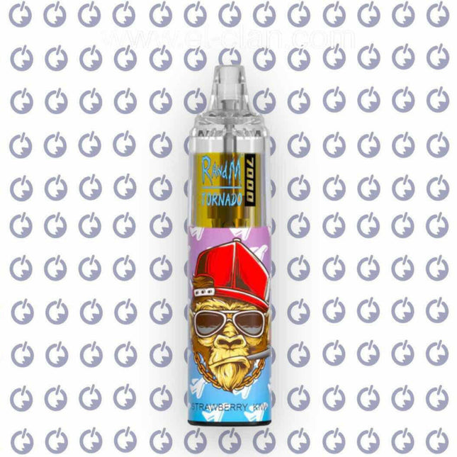 Tornado 7K Strawberry Kiwi disposable فراوله كيوي - RandM Dazzle -  الكلان فيب el-clan.