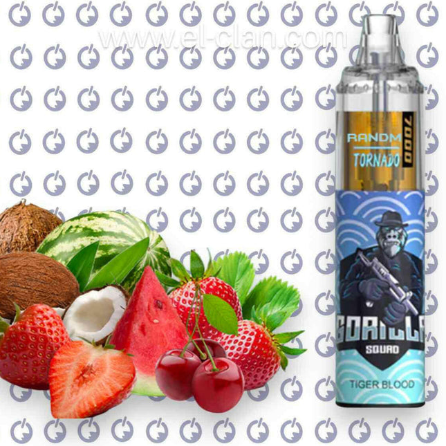 Tornado 7K Tiger Blood disposable كوكتيل - RandM Dazzle -  الكلان فيب el-clan.