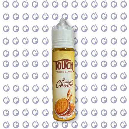Touch Biscuit Cream فيب ليكويد محلي من Touch E-Juice in 30ml bottle with biscuit and creamy flavor appearance.