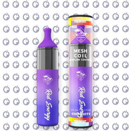 Tugboat Evo Red Energy disposable ⚡️ مشروب الطاقة - Tugboat disposable -  الكلان فيب el-clan.