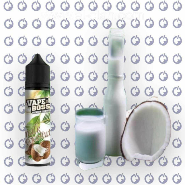 Vape Boss Milk Coconut جوزهند حليب - Vape Boss E-Juice -  الكلان فيب el-clan.