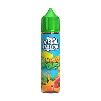 فيب ليكويد كيوي من Vape Station E-Juice، عبوة سعة 60 مل مع نيكوتين 3 ملغ، مزيج نكهة فاكهة الكيوي الطازجة