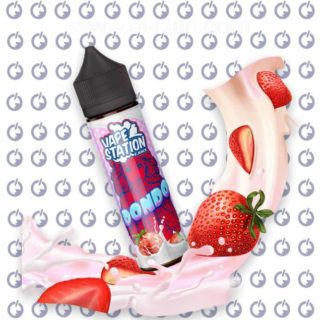 Vape Station Dondo فيب ستيشن فراوله كريمي - Vape Station E-Juice -  الكلان فيب el-clan.