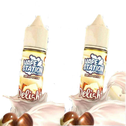 Vape Station Limited Delight فيب ستيشن شيكولاته بيضاء بالبندق - Vape Station E-Juice -  الكلان فيب el-clan.