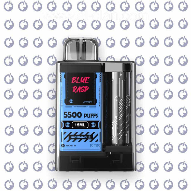 سحبة فيب ديبوسبل Vapengin 5500 بلو توت ساقع مع عبوة تحتوي على 5000 نفخة ونكهات ملحية