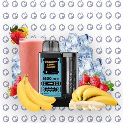 Vapengin 5500 Strawberry Banana Smoothie disposable فراوله موز - Vapengin disposable -  الكلان فيب el-clan.