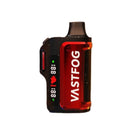 Vastfog Mech 15K disposable vape with strawberry kiwi flavor, showing the sleek device with colorful design and product details.