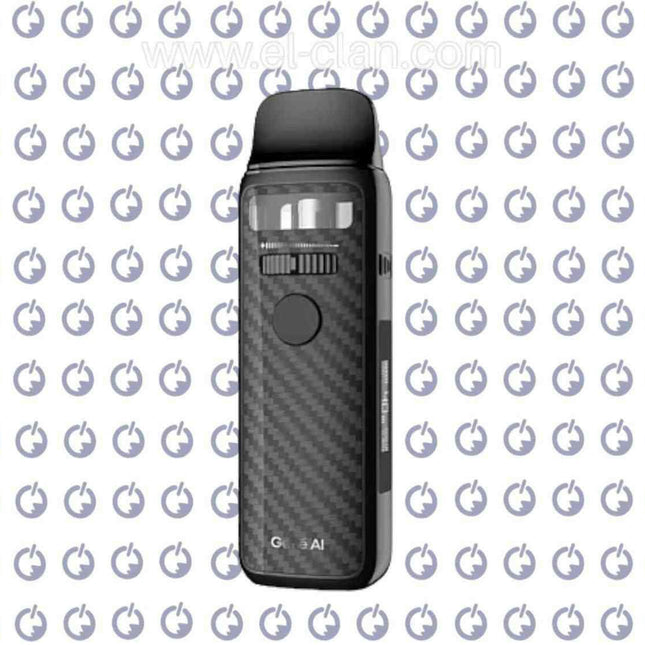 بود فيب هاردوير فينشى 3 مود بود من Voopoo لون ألياف الكربون الأسود مع تصميم أنيق وعملي