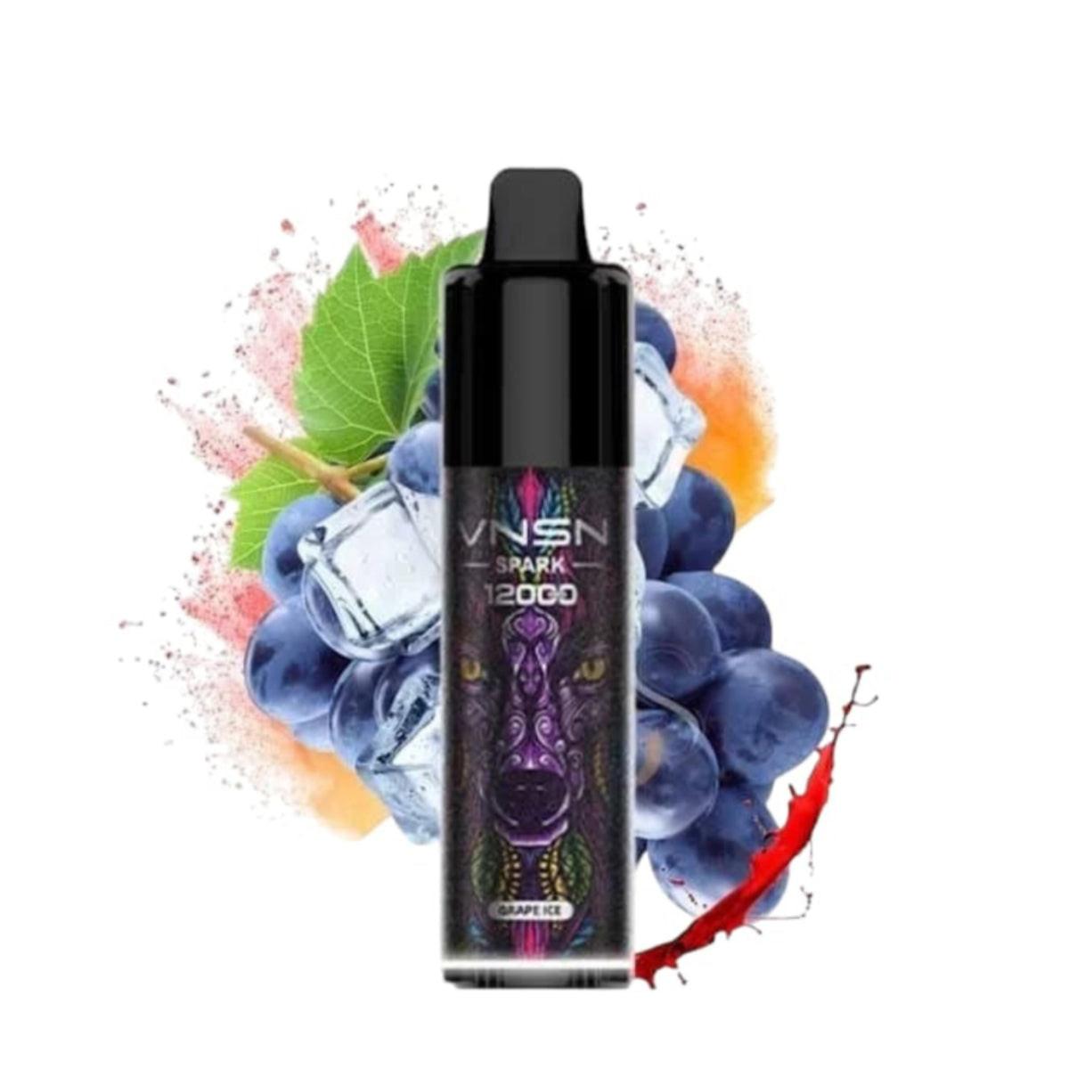 VNSN Spark Disposable 12K Grape Ice