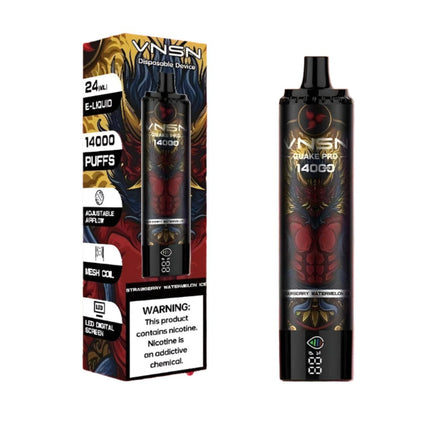 VNSN Spark Disposable vape in Strawberry Watermelon Ice flavor with a sleek design and vibrant packaging.