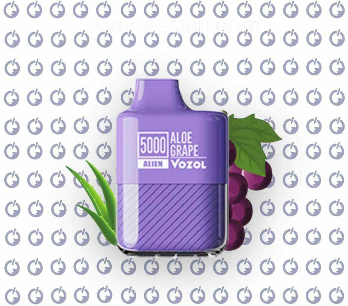 Vozol Alien 5000 Aloe Grape disposable grapes