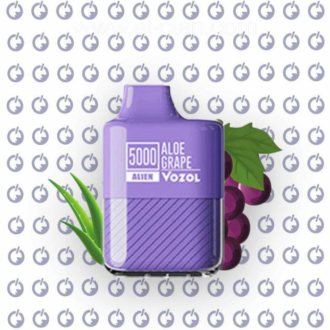 Vozol Alien 5000 Aloe Grape disposable grapes - el-clan.com Vozol Alien 5000 Aloe Grape disposable grapes - el-clan.com
