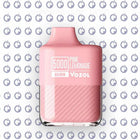 Vozol Alien 5000 Pink Lemonade disposable in pink, featuring strawberry lemonade flavor, 5000 puffs, in a sleek vape device.