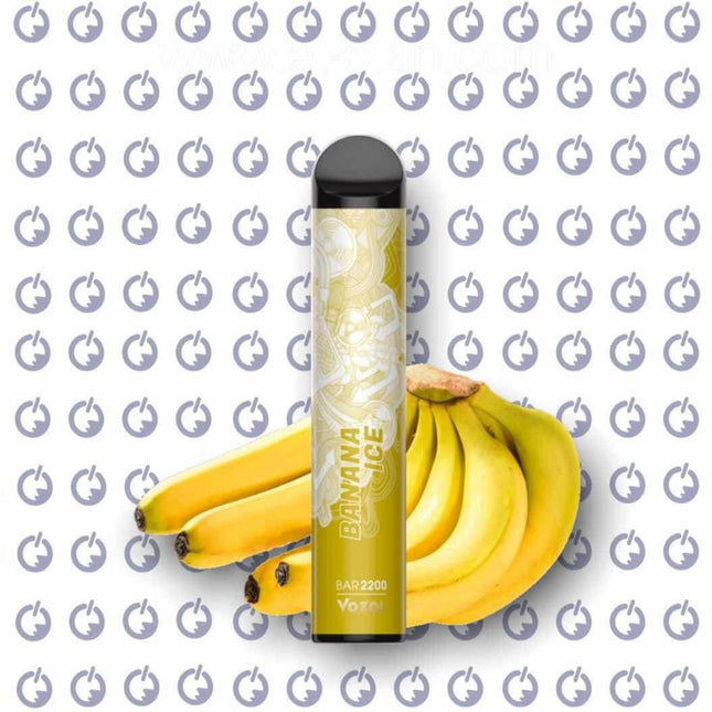 Vozol Bar Banana Ice disposable 🍌 موز ساقع - Vozol disposable -  الكلان فيب el-clan.