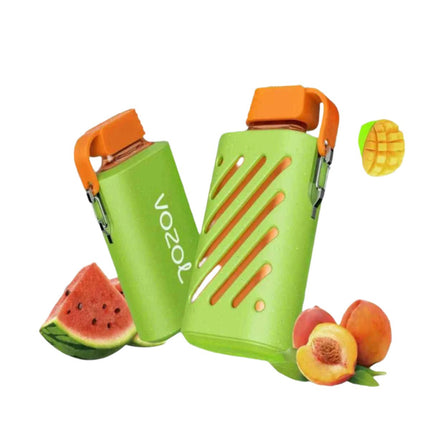 Vozol Gear 10000 Peach Mango Watermelon خوخ مانجو بطيخ - Vozol disposable -  الكلان فيب el-clan.