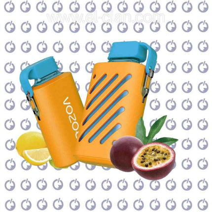 Vozol Gear 10K Tangerine Mango Guava disposable vape in orange and white, with sleek design and flavor branding.