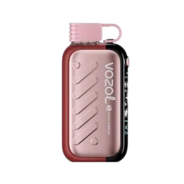 سجائر فيب ديبوسبل Vozol Gear Ice وSweet مع نكهات التوت المختلطة، تدوم حتى 50,000 نفخة، تحتوي على نيكوتين ملح.