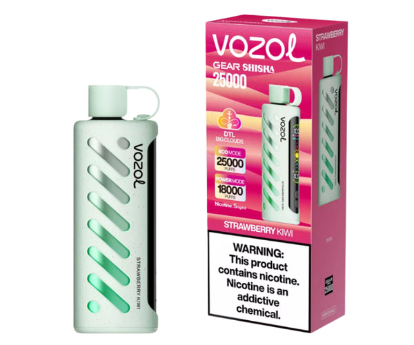 Vozol Gear Shisha 25k Strawberry Kiwi disposable Strawberry Kiwi