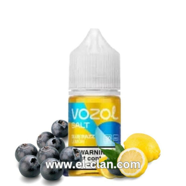 Vozol SaltNic Blue Razz Lemon توت ازرق ليمون - الكلان فيب.