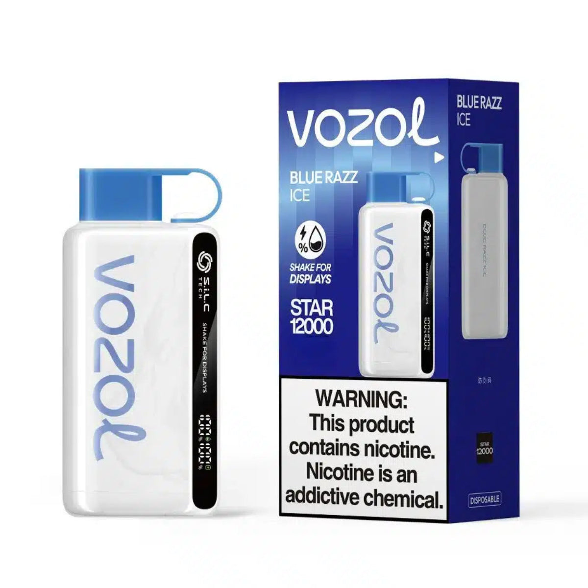 Vozol Star 12K Bluerazz Mint Disposable Raspberry Mint Vozol Star 12K Bluerazz Mint Disposable Raspberry Mint