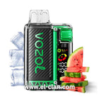 Vozol Vista 20K Watermelon Ice disposable vape with pink and green design, showing the watermelon ice flavor.