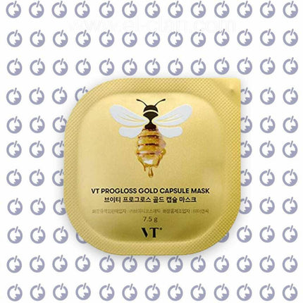 VT Progloss Gold Capsule Mask  ماسك الذهب بالعسل - vt cosmetics -  الكلان فيب el-clan.