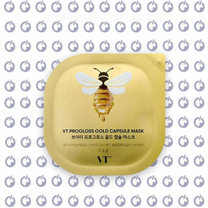 VT Progloss Gold Capsule Mask  ماسك الذهب بالعسل - vt cosmetics -  الكلان فيب el-clan.