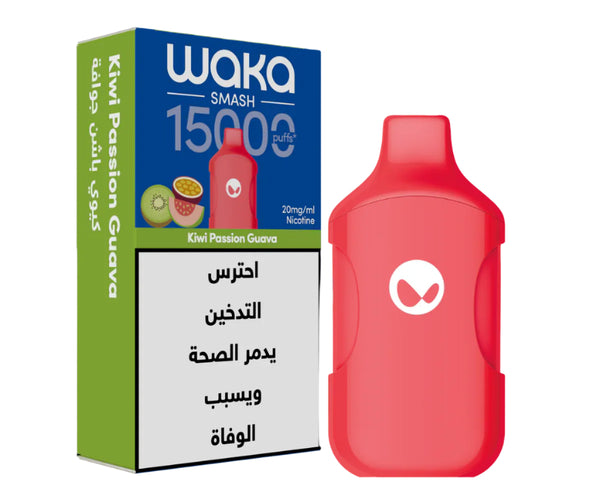 Waka Smash 15K Kiwi Passion Guava Disposable Kiwi Passion Guava