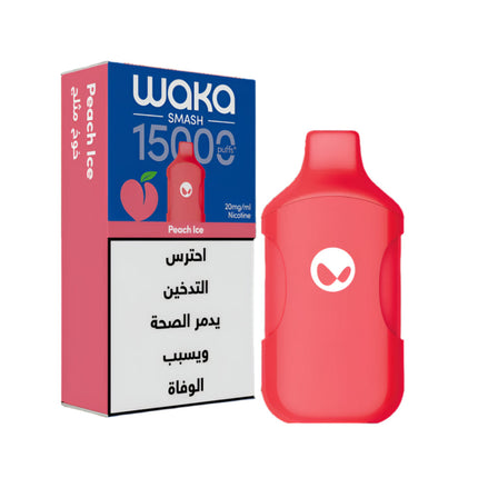 Waka Smash 15K Peach Ice Disposable خوخ ساقع