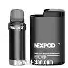 Wotofo Nexpod 5k Watermelon Lychee disposable vape, in a sleek design with watermelon and lychee flavor graphics.