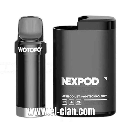 Wotofo Nexpod 5k Watermelon Lychee disposable vape, in a sleek design with watermelon and lychee flavor graphics.