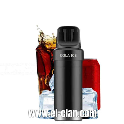 Wotofo Nexpod Cola Ice disposable vape cartridge with cola flavor, designed for dispassable vaping, 20 salt nic, 5000 puffs.