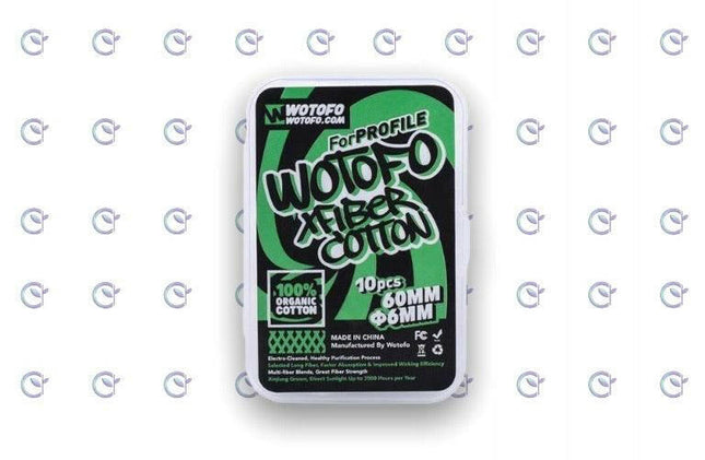 Wotofo profile xfiber cotton 6m وتوفو قطن فايبر - WOTOFO -  الكلان فيب el-clan.