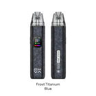 OXVA Xlim Pro 2 DNA Pod in titanium blue, a compact hardwire vape pod with sleek design and ergonomic shape.