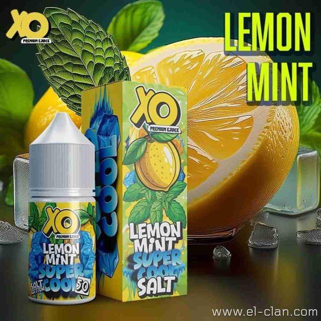XO Super Cool SaltNic Lemon Mint ليمون نعناع ساقع جدا