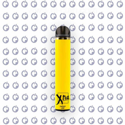 Xtra Fantasy Love disposable vape with pineapple lemon flavor, 1500 puffs, salt nicotine, from Xtra Flavors.