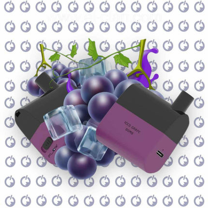 Xtra Flavors Blueberry disposable vape device with 5500 puffs, salt nicotine, featuring a sleek blueberry flavor design.