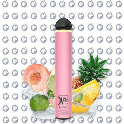 Xtra max 2500 Peach Pineapple Lemonade disposable  اكسترا ماكس  اناناس ليمون خوخ - Xtra Flavors -  الكلان فيب el-clan.