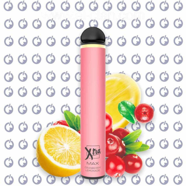 فيب اكسترا ماكس توت ليمونDisposable من ماركة Xtra Flavors، معبأة ب2500 نفخة بنكهة التوت والليمون.