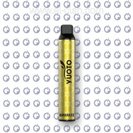 Yuoto Luscious Banana Ice disposable 🍌 موز ساقع - Yuoto disposable -  الكلان فيب el-clan.