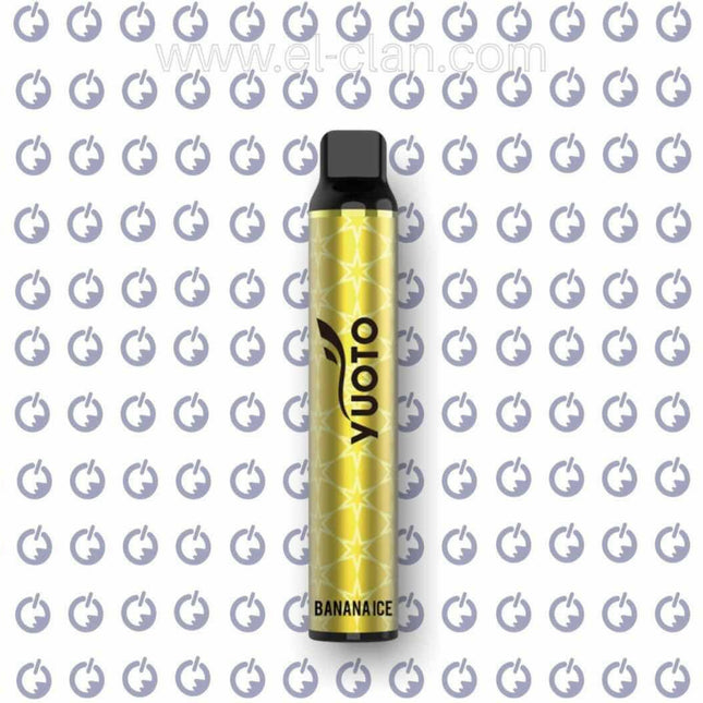 Yuoto Luscious Banana Ice disposable 🍌 موز ساقع - Yuoto disposable -  الكلان فيب el-clan.