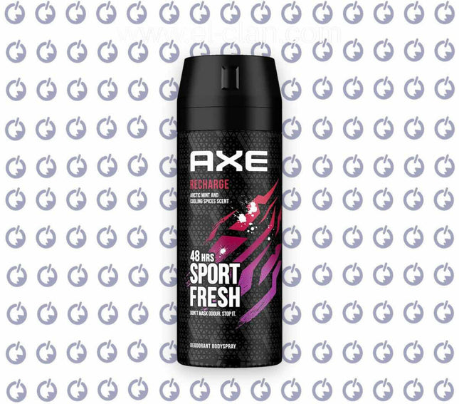 Axe Recharge Body Spray for Men اكس ريتشارج سبراي - Axe -  الكلان فيب.