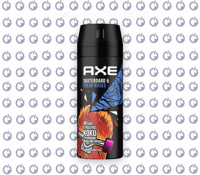 Axe Skateboard and Fresh Roses Body Spray for Men اكس سبراي - Axe -  الكلان فيب.