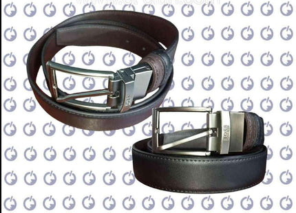 Leather Belt حزام جلد طبيعي رجالى - Men's belt -  الكلان فيب.